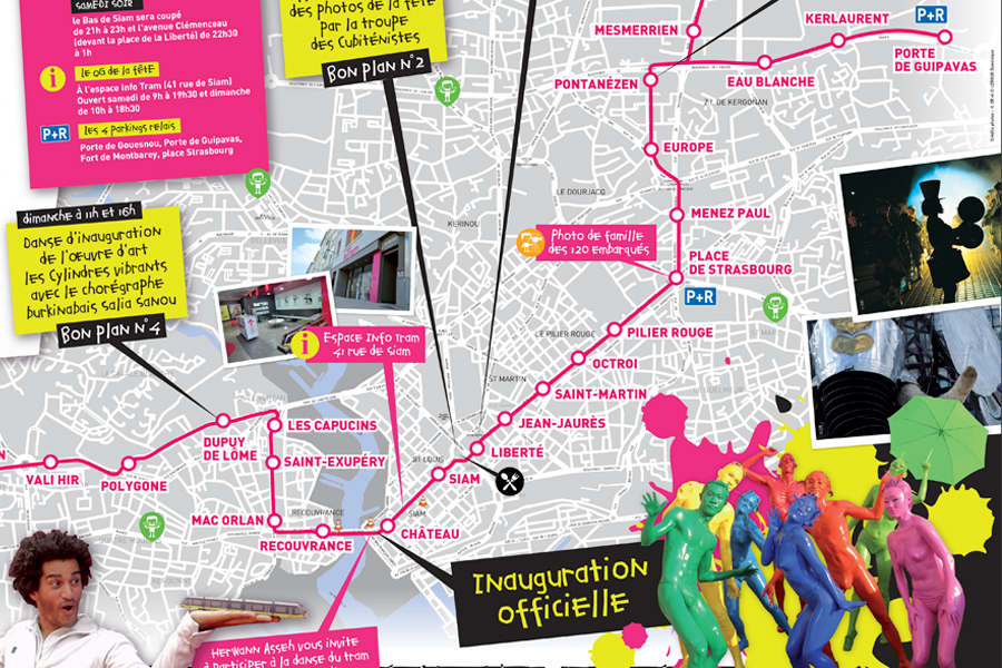 <span>/ Charte graphique, infographies pour l'inauguration du tram à Brest</span><br><h6>Print</h6>